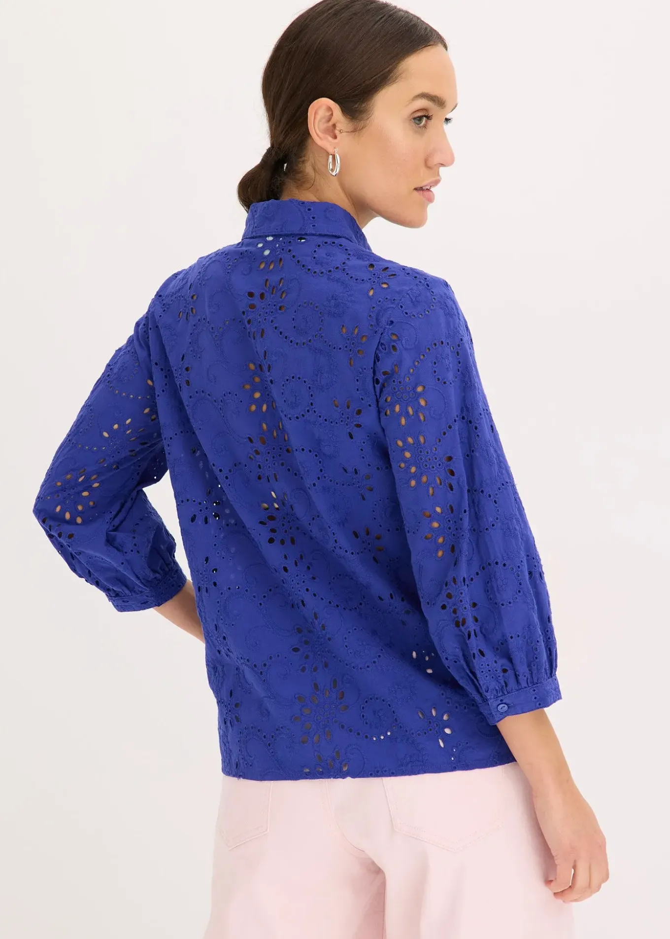 Chemisier en broderie anglaise