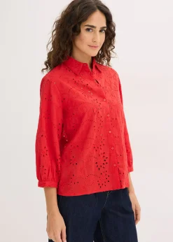 Chemisier en broderie anglaise