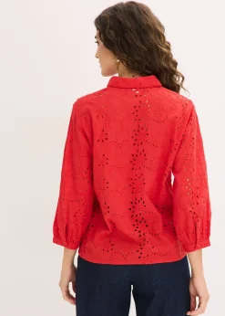 Chemisier en broderie anglaise