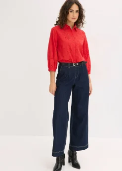 Chemisier en broderie anglaise