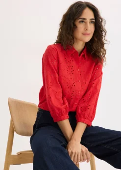 Chemisier en broderie anglaise