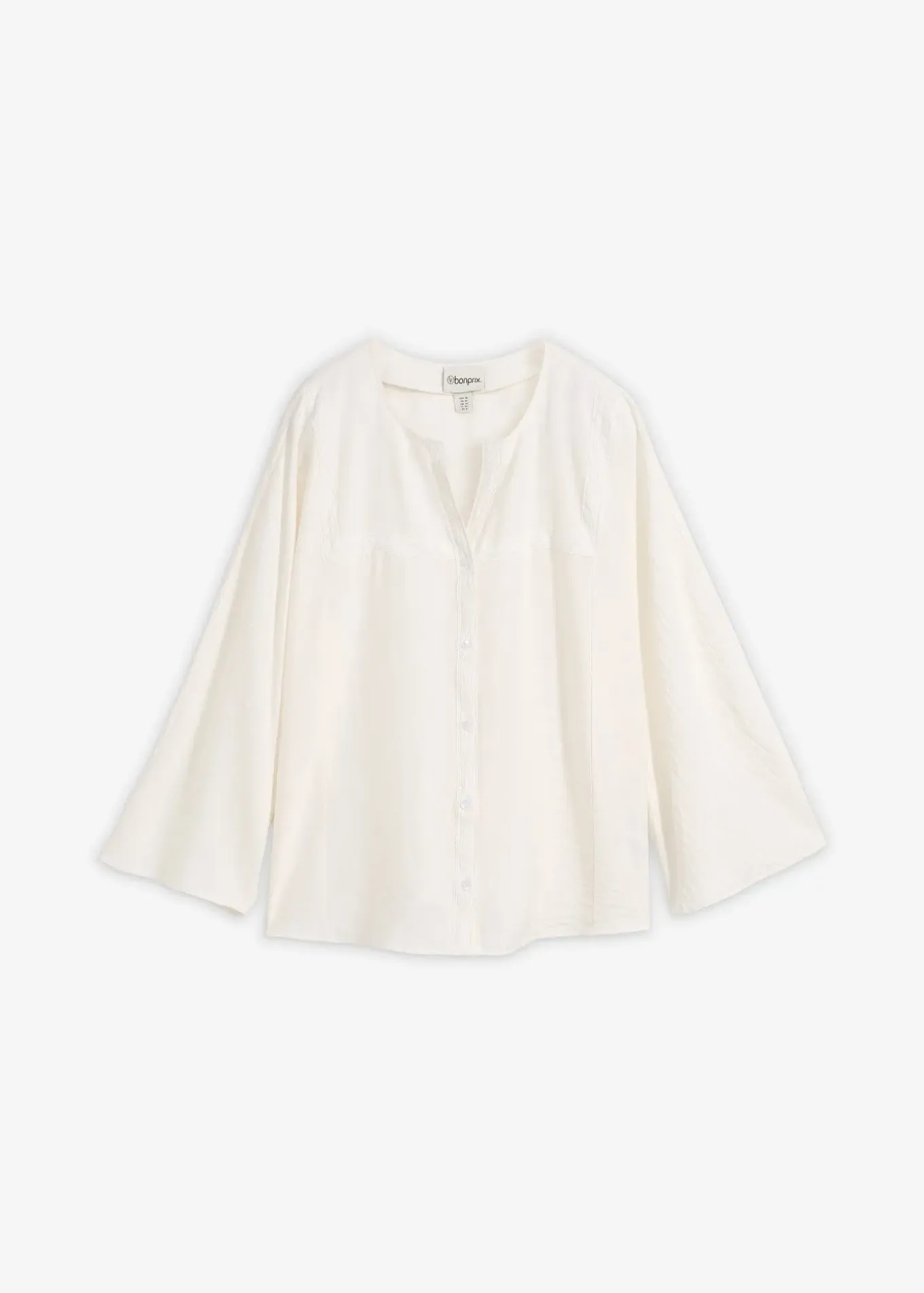 Chemisier en coton à manches larges