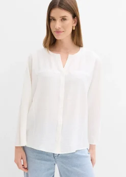 Chemisier en coton à manches larges