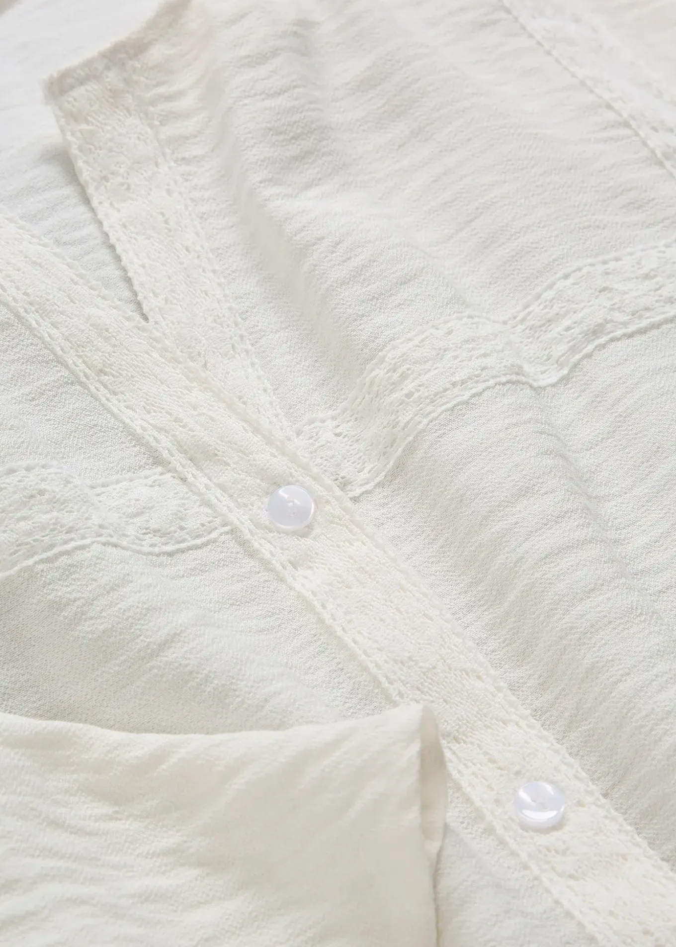 Chemisier en coton à manches larges