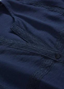 Chemisier en coton à manches larges