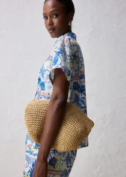 Chemisier en coton et soie