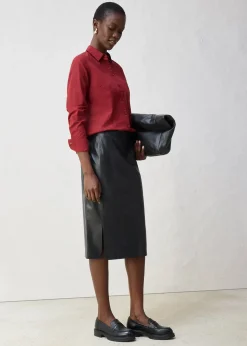 Chemisier en coton et soie