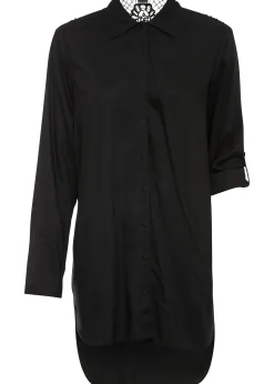 Chemisier en coton et viscose