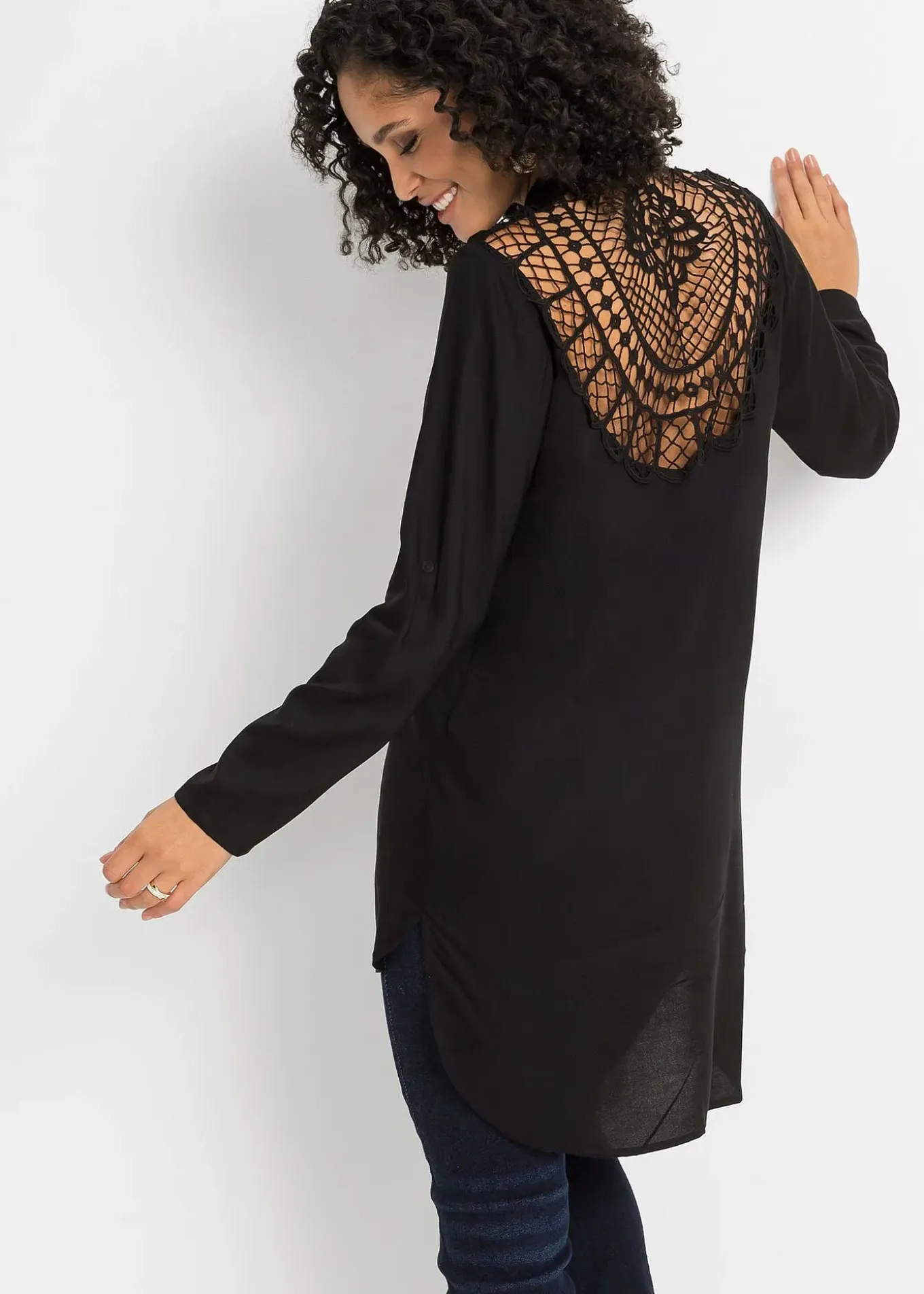 Chemisier en coton et viscose