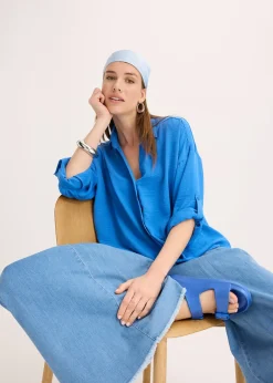 Chemisier en crêpe léger