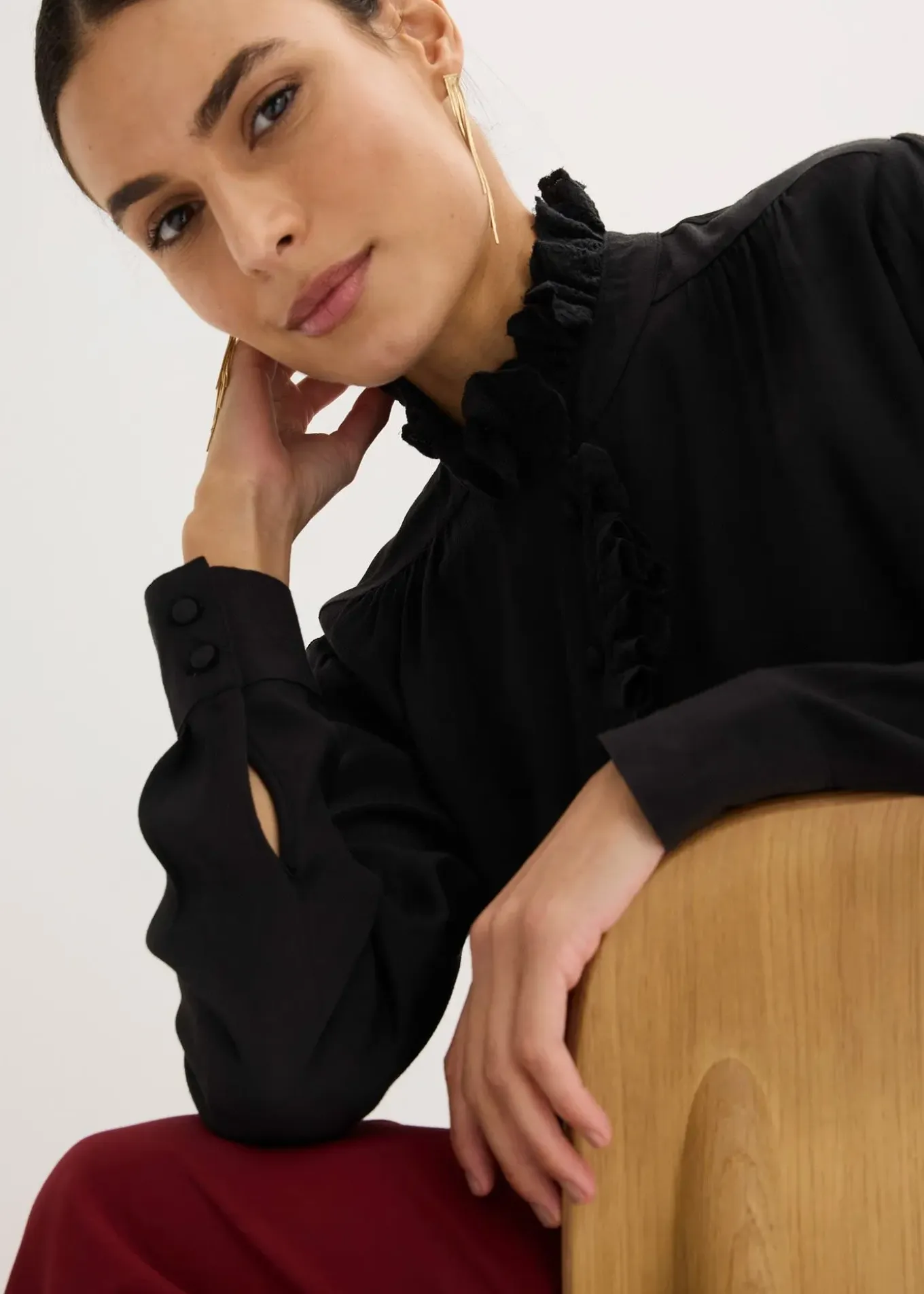 Chemisier en crêpe léger