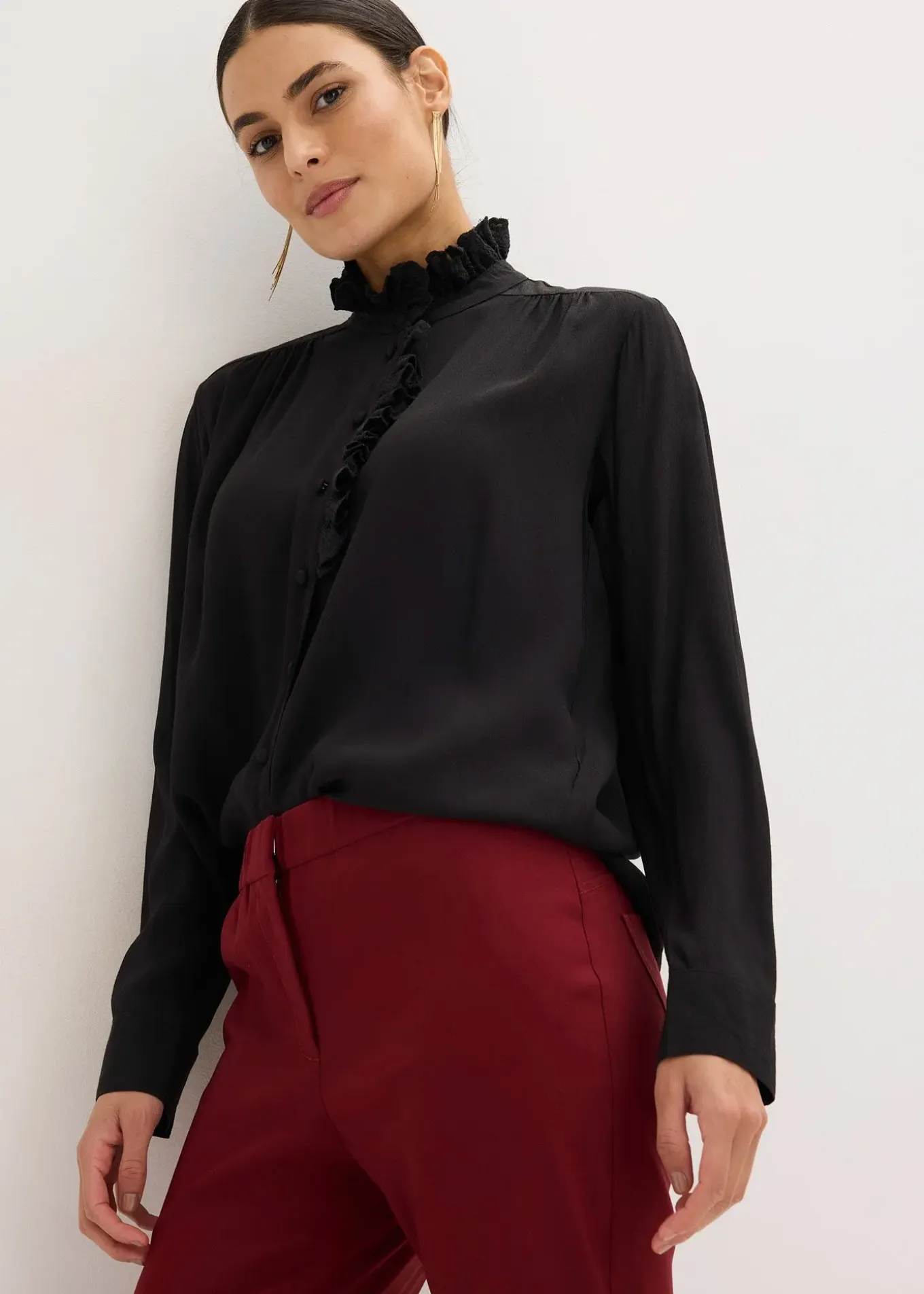 Chemisier en crêpe léger