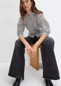 Chemisier en fine viscose mélangée