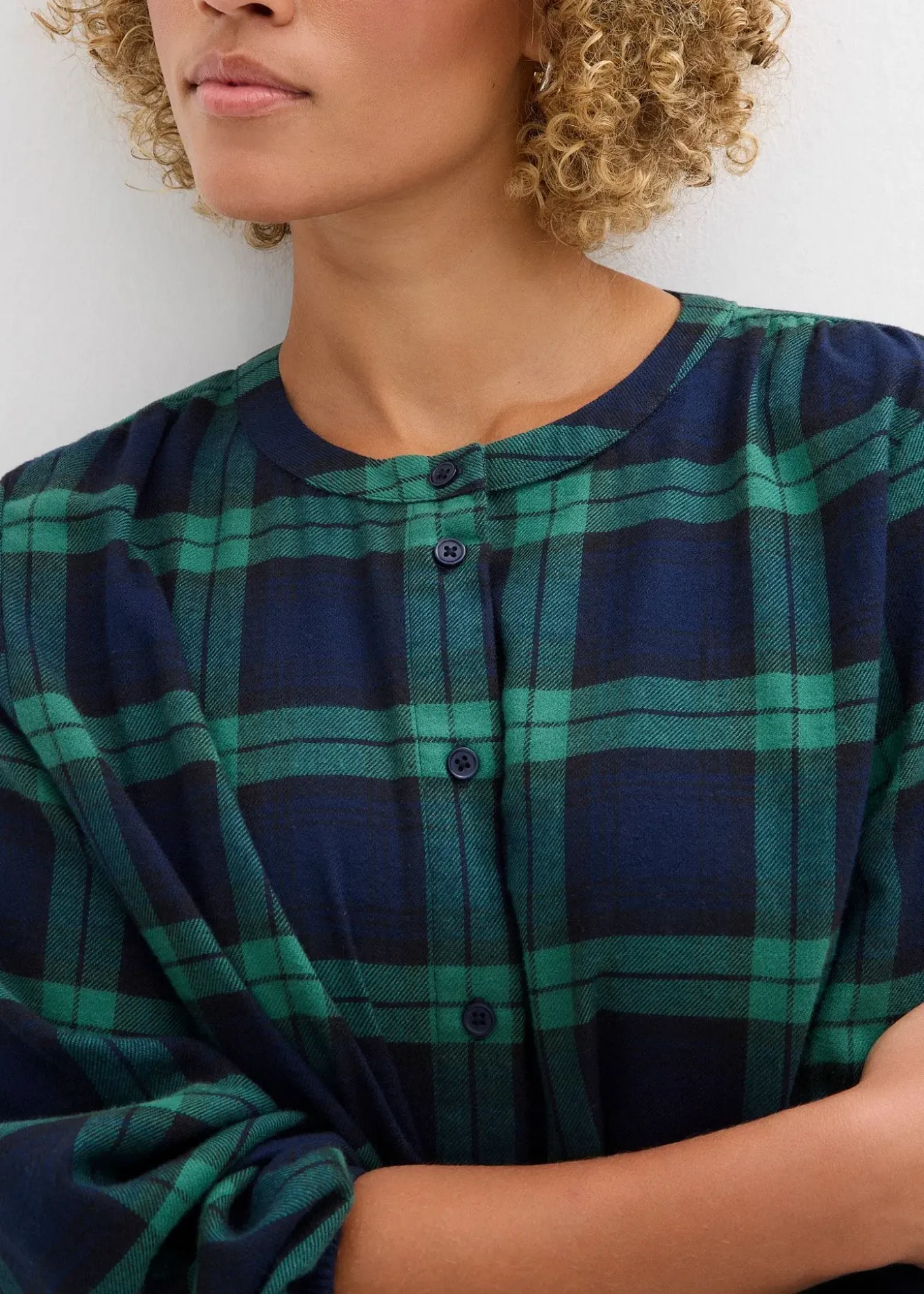 Chemisier en flanelle 100% coton