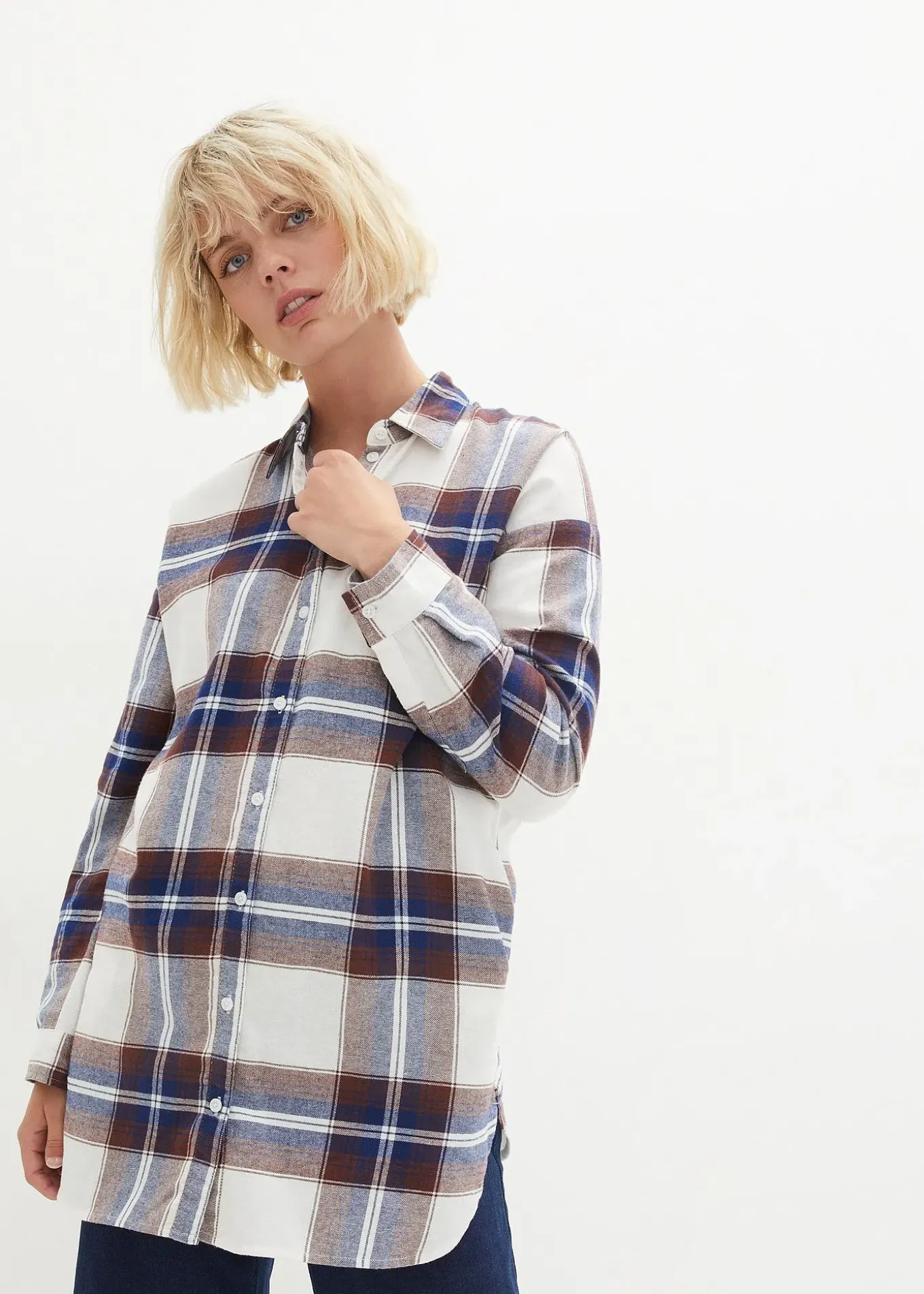 Chemisier en flanelle 100% coton