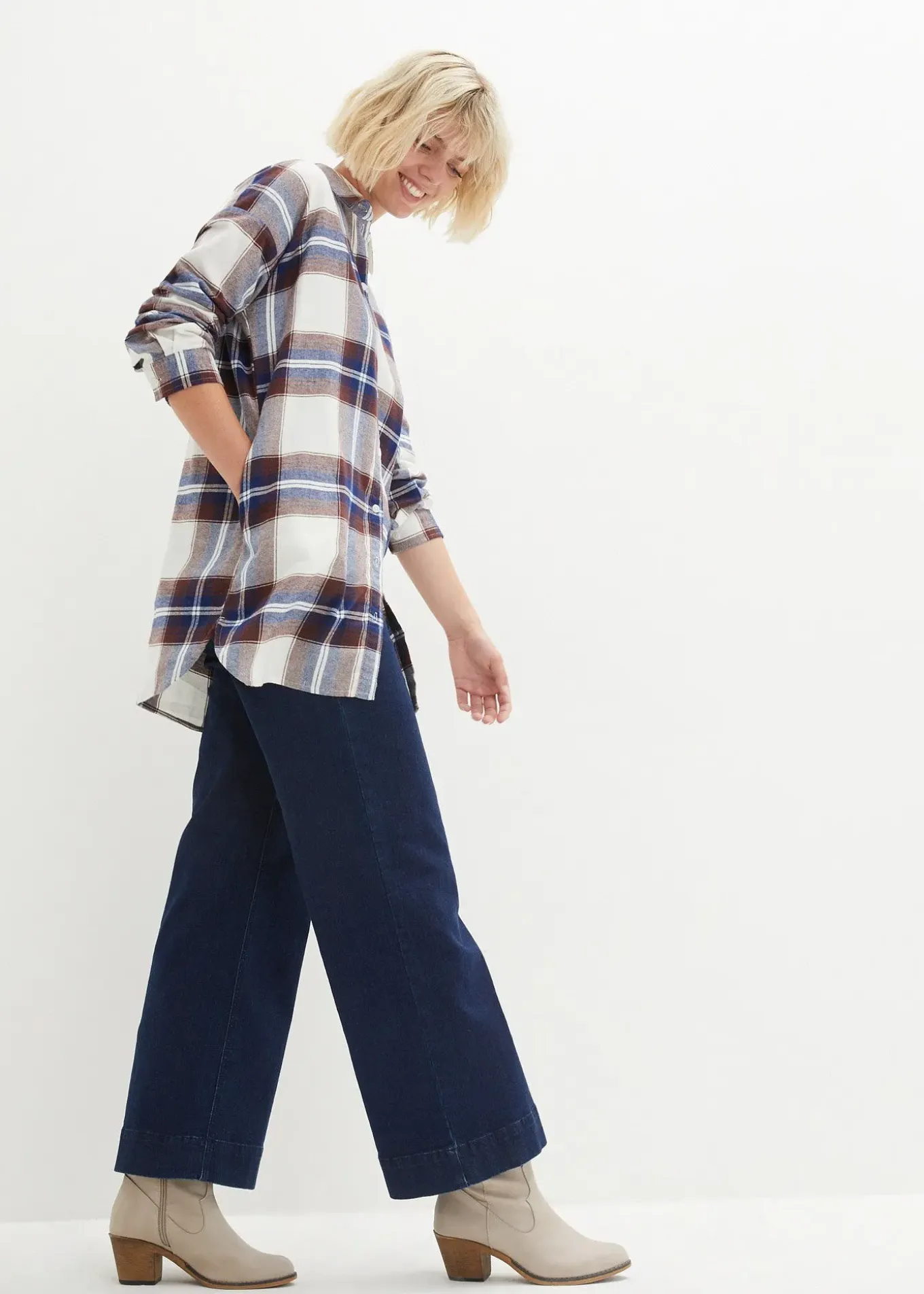 Chemisier en flanelle 100% coton