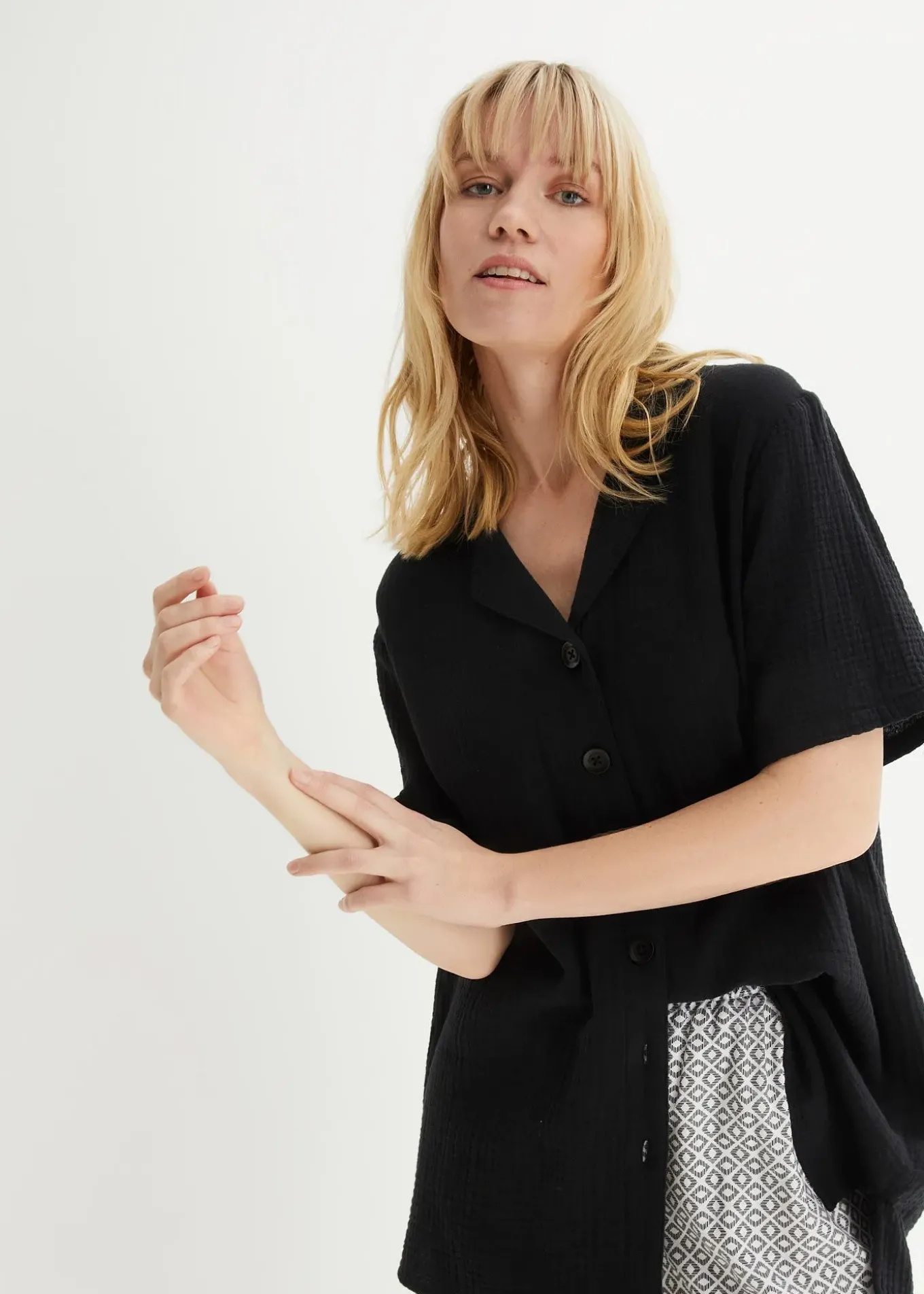 Chemisier en gaze de coton