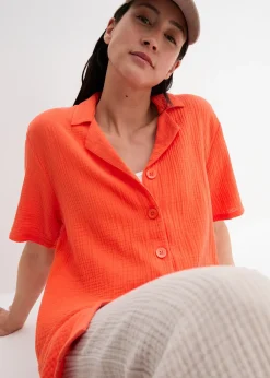 Chemisier en gaze de coton