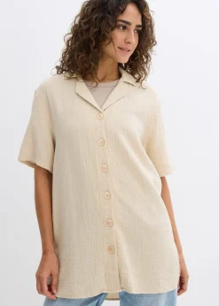 Chemisier en gaze de coton