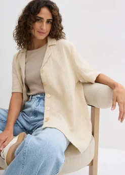 Chemisier en gaze de coton