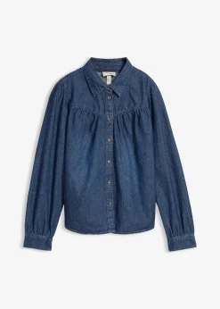 Chemisier en jean 100% coton