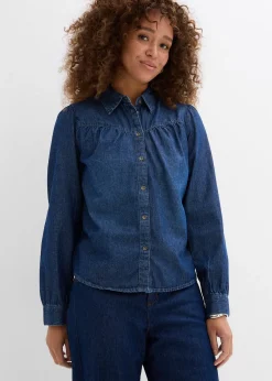 Chemisier en jean 100% coton