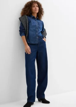 Chemisier en jean 100% coton