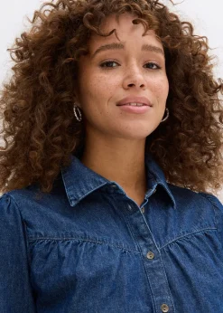 Chemisier en jean 100% coton