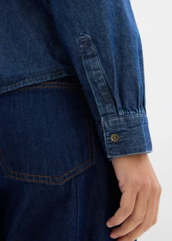 Chemisier en jean 100% coton