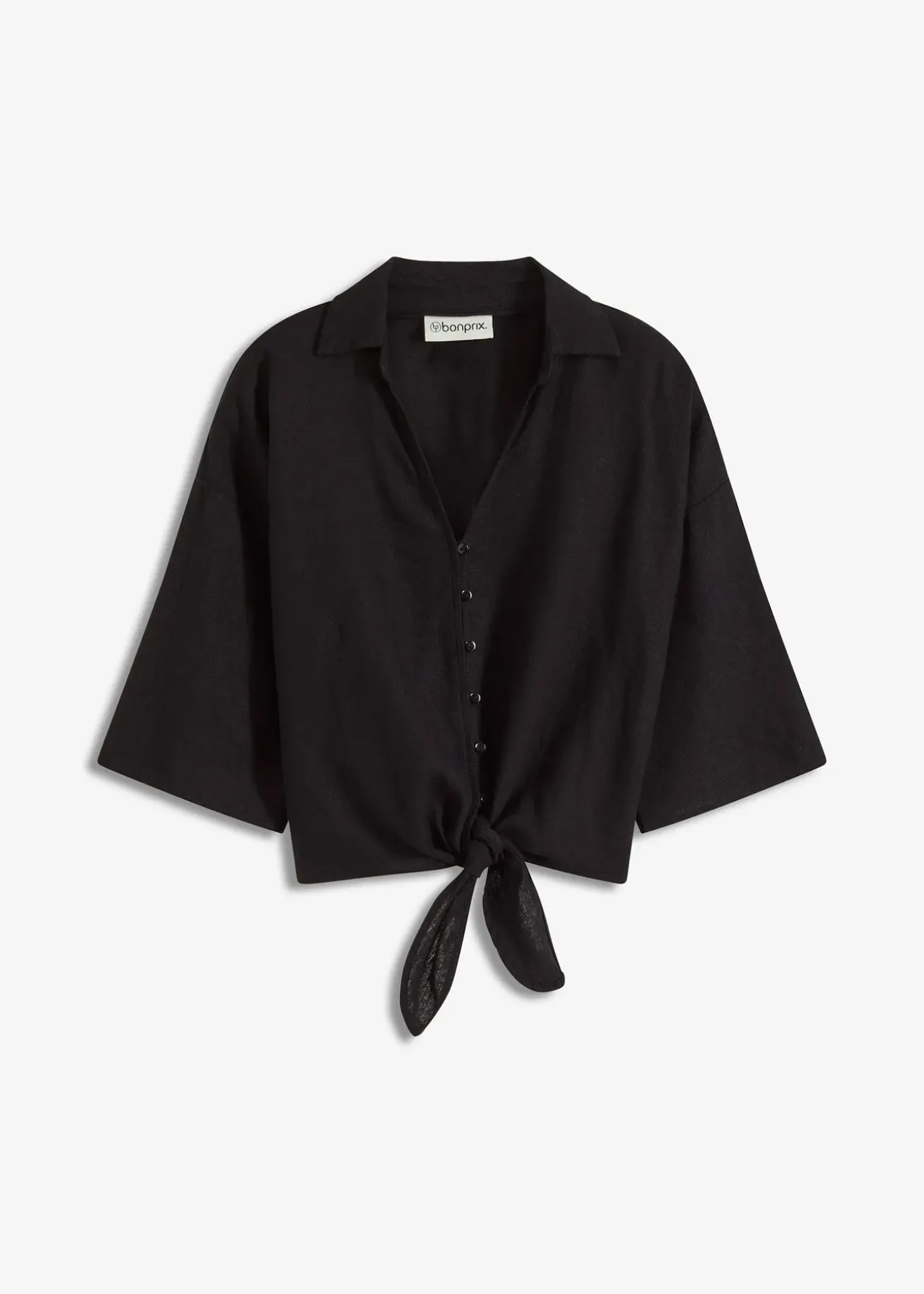 Chemisier en lin mélangé