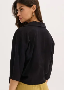 Chemisier en lin mélangé