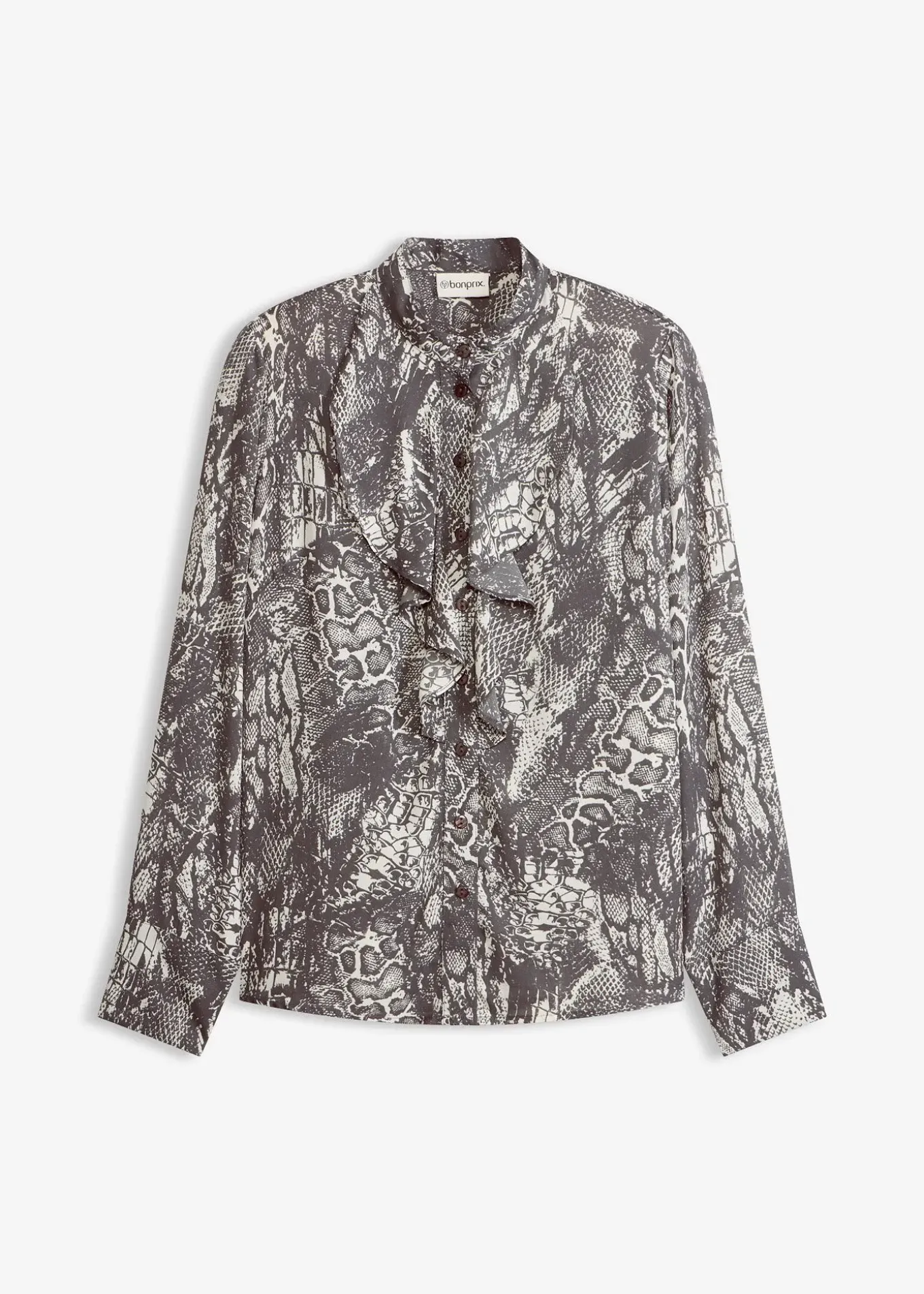 Chemisier en mousseline à volants