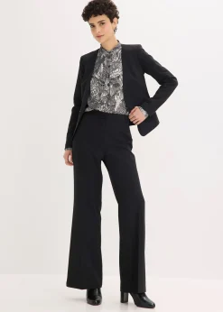 Chemisier en mousseline à volants