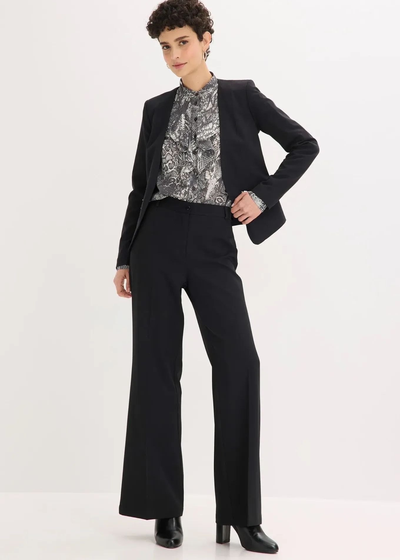 Chemisier en mousseline à volants