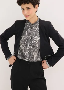 Chemisier en mousseline à volants