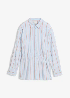 Chemisier en popeline de coton extensible