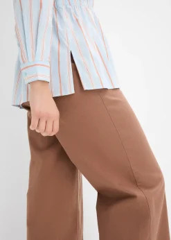 Chemisier en popeline de coton extensible