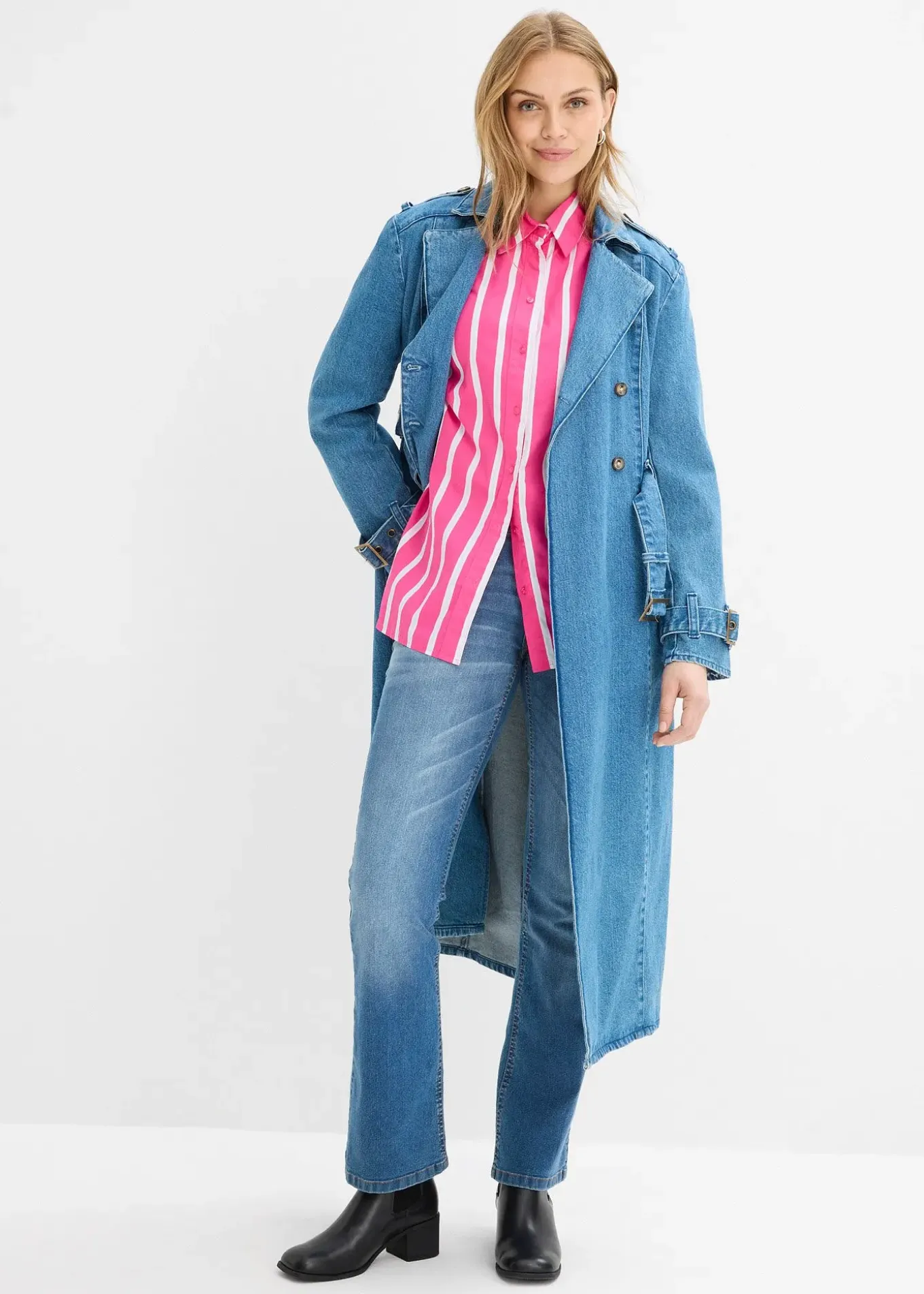 Chemisier en popeline de coton