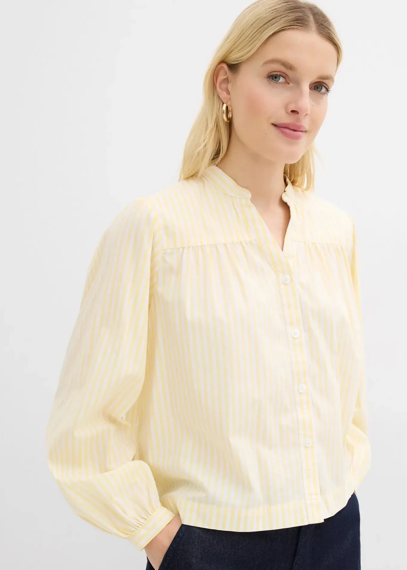 Chemisier en popeline solide