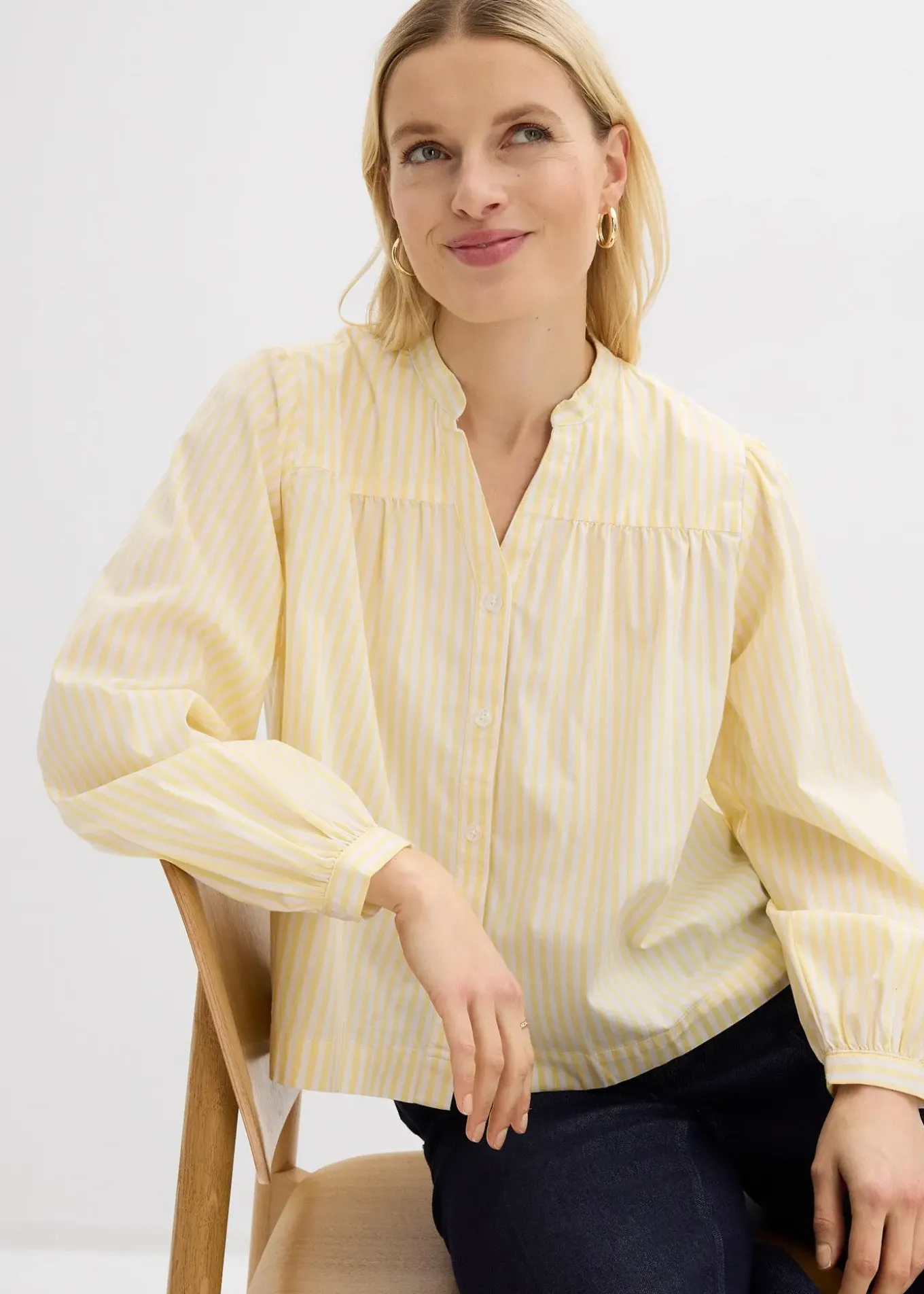 Chemisier en popeline solide