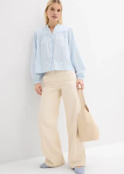 Chemisier en popeline solide