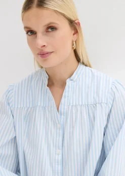 Chemisier en popeline solide