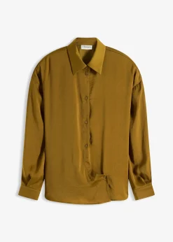 Chemisier en satin fluide