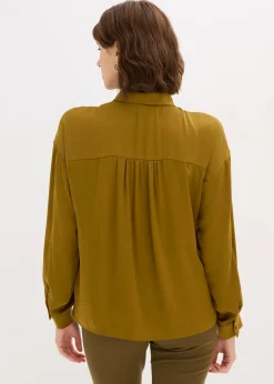 Chemisier en satin fluide