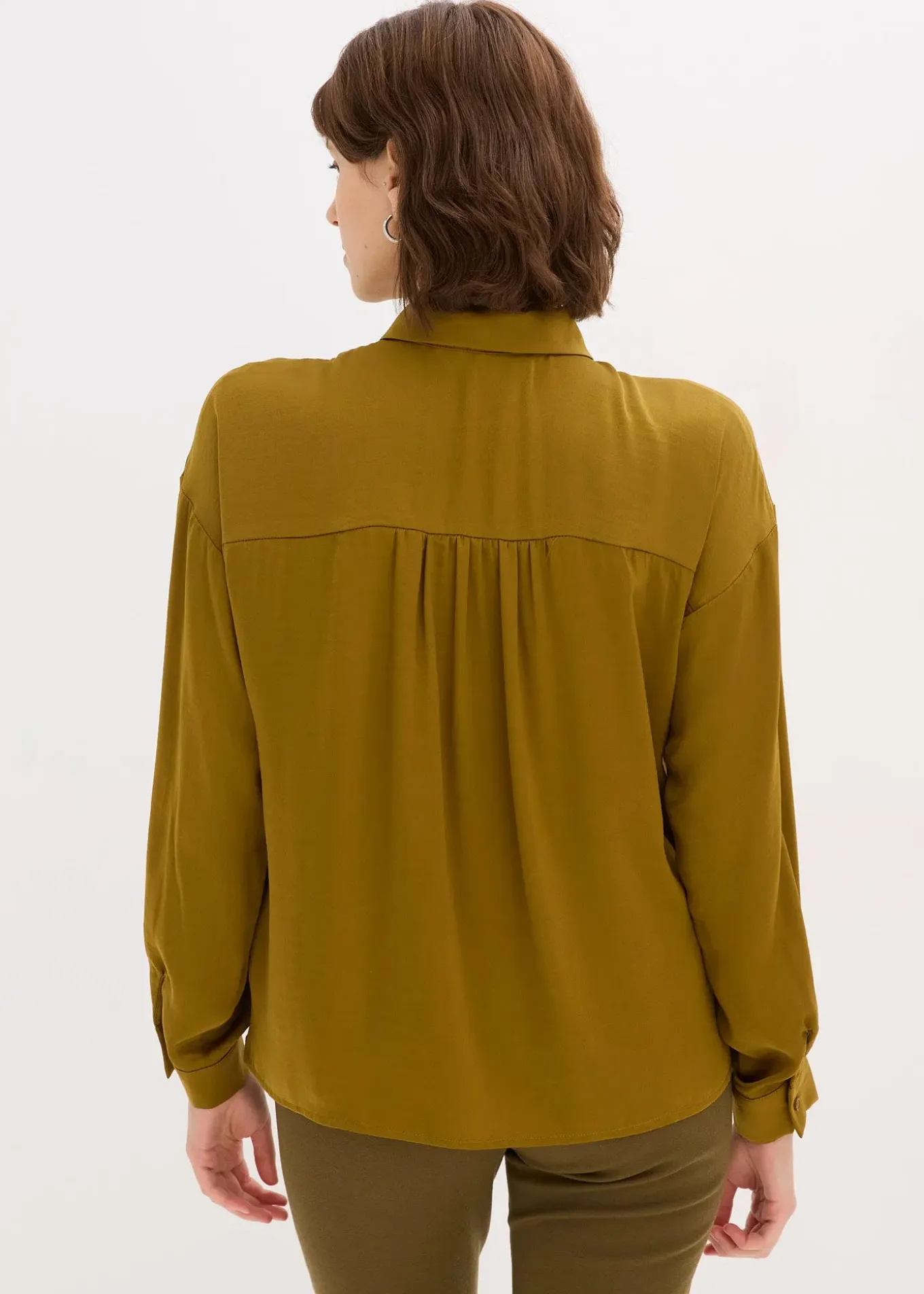 Chemisier en satin fluide