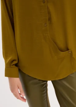 Chemisier en satin fluide