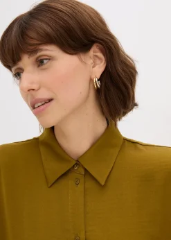 Chemisier en satin fluide