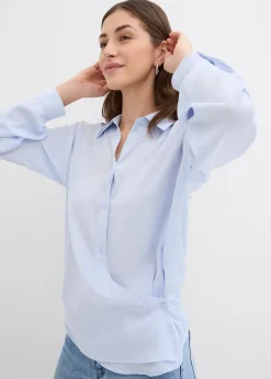 Chemisier en satin fluide