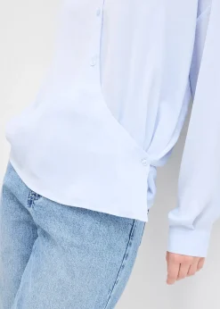 Chemisier en satin fluide