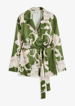 Chemisier en satin fluide